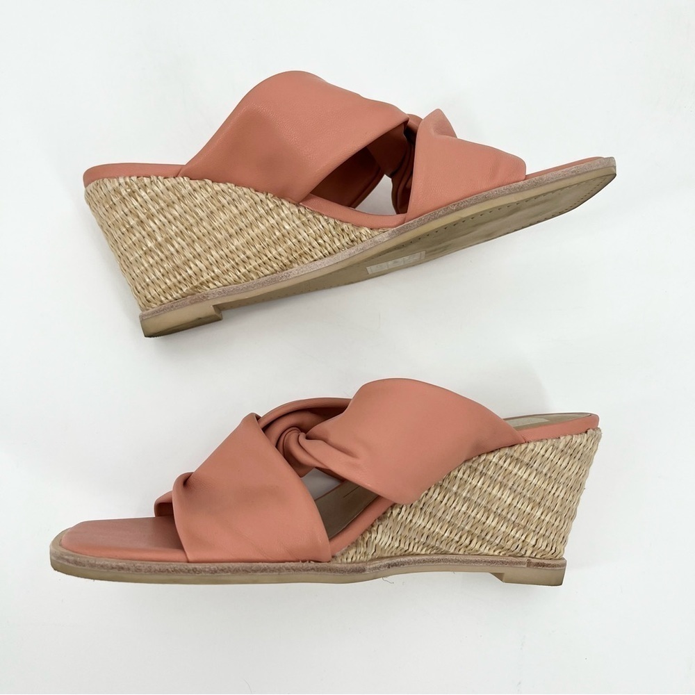 Dolce Vita Ninna Knot Coral Wedge Sandals Size 7 - Picture 5 of 10
